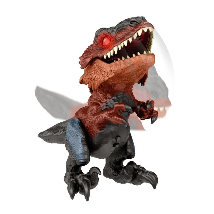 Mattel Gwd70 Jurassic World Dominion Dinosaurio Pirorraptor Electrónico Interactivo con Sensores Táctiles, Mandíbula de Ataque y Ojos que Cambian de Color 1