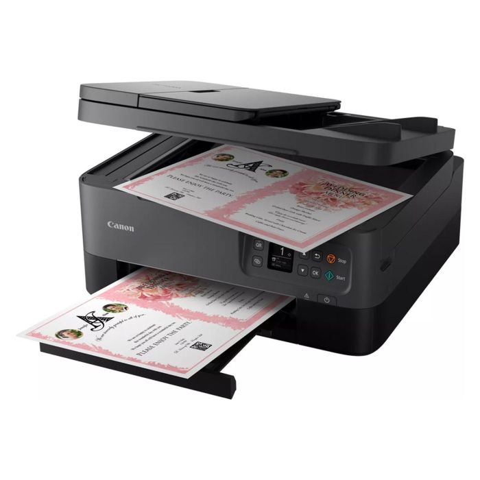 Canon PIXMA TS7450i Impresora Multifunción 3 en 1 Inyección de Tinta Color WiFi Duplex ADF A4 Negro 6