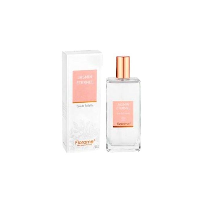 FLORAME Eau De Toilette Jasmin Éternel 100 ml - Fragancia floral con notas de jazmín, melocotón y vainilla