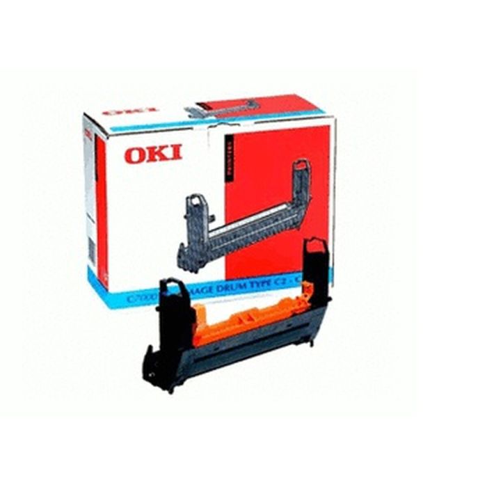 Tambor de impresora OKI C-7100/C-7300/C-7500 Negro Cian