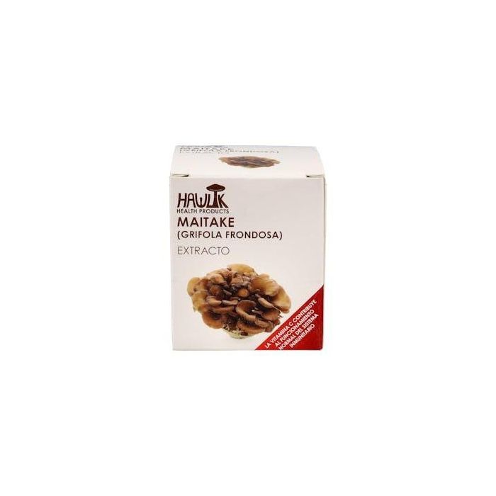 HAWLIK Maitake Extracto Puro 60 Cápsulas Vegetales. Hongo con Alto Contenido en Polisacáridos. Inmunomodulador, Glucosa, Presión Arterial, Peso