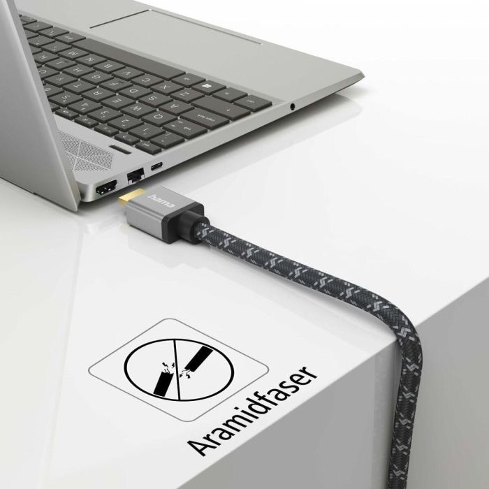 Cable HDMI Hama 00205240 Negro Gris 3 m 2