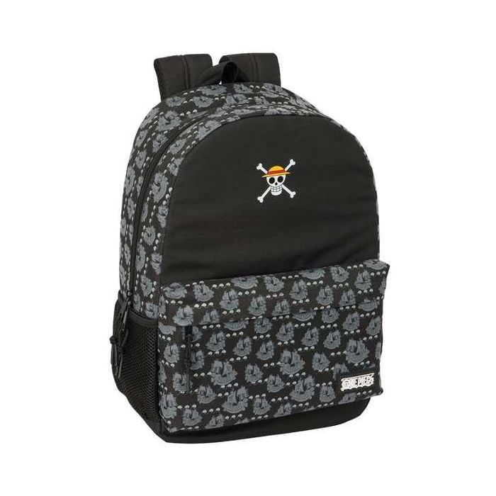 Mochila Escolar One Piece Pirates Negro 30 x 46 x 14 cm