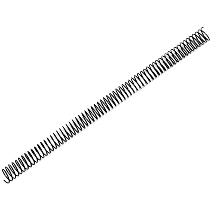 Q-connect Espiral Metálico 56 4:1 24mm 1,2mm Negro 24mm Caja 100 Unidades 1