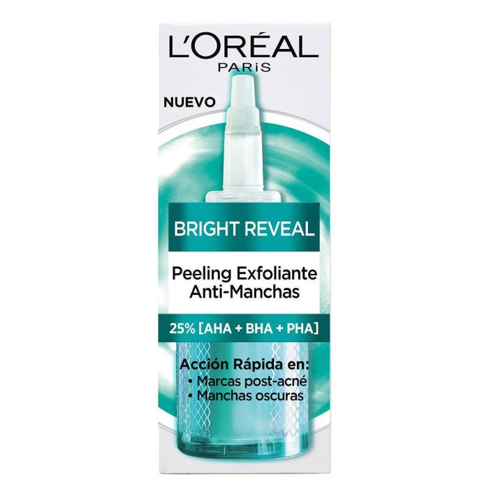 L'Oréal Paris BRIGHT REVEAL NIACINAMIDA exfoliante anti-manchas 25 ml 1