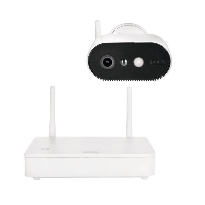 ABUS PPIC91000 Conjunto de Cámara de Vigilancia 1920x1080p Visión Nocturna Campo de Visión 130°