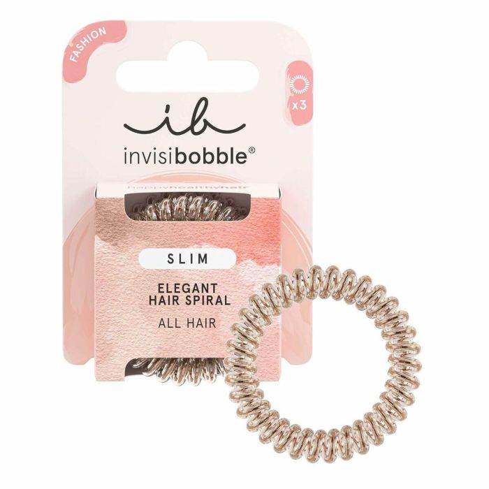Invisibobble Goma de Pelo SLIM #Bronze me pretty 3 Unidades - Sin Marcas, Antidaños, Resistente al Agua, Vegana, Cruelty Free. 2 Invisibobble Goma de Pelo SLIM #Bronze me pretty 3 Unidades - Sin Marcas, Antidaños, Resistente al Agua, Vegana, Cruelty Free. 2