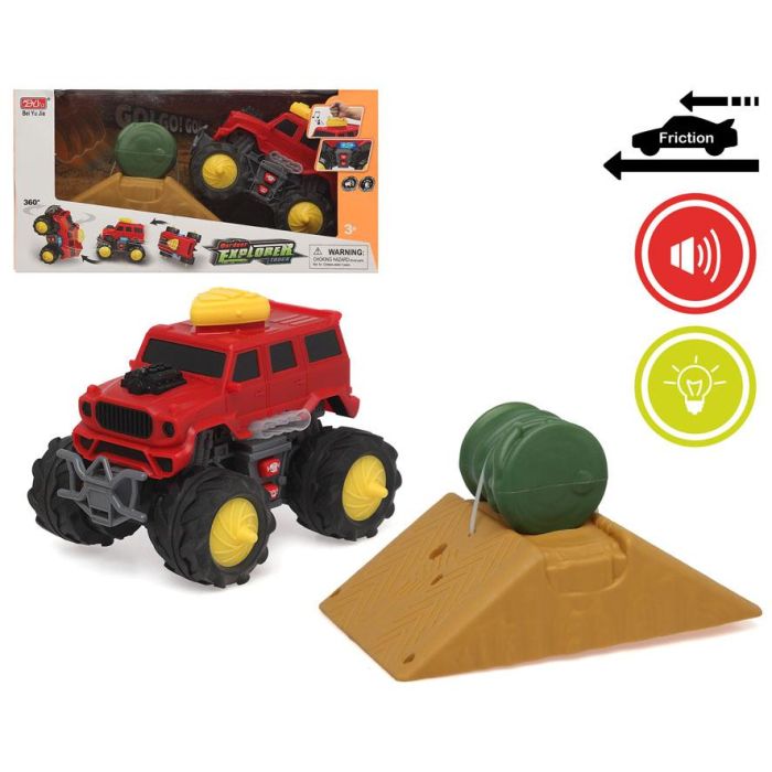 Coches Resorte con Luz y Sonido, Rojo, 32x16, Eléctrico, 1 Surtido