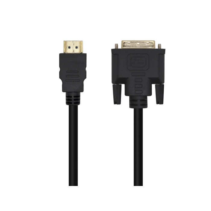 Aisens Cable DVI a HDMI DVI18+1-M a HDMI A-M Negro 1,8M 2