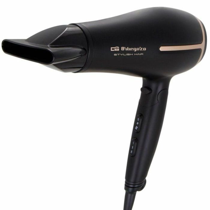 Secador de Pelo Orbegozo SE-2074 2000 W Negro Secador de Pelo Orbegozo SE-2074 2000 W Negro