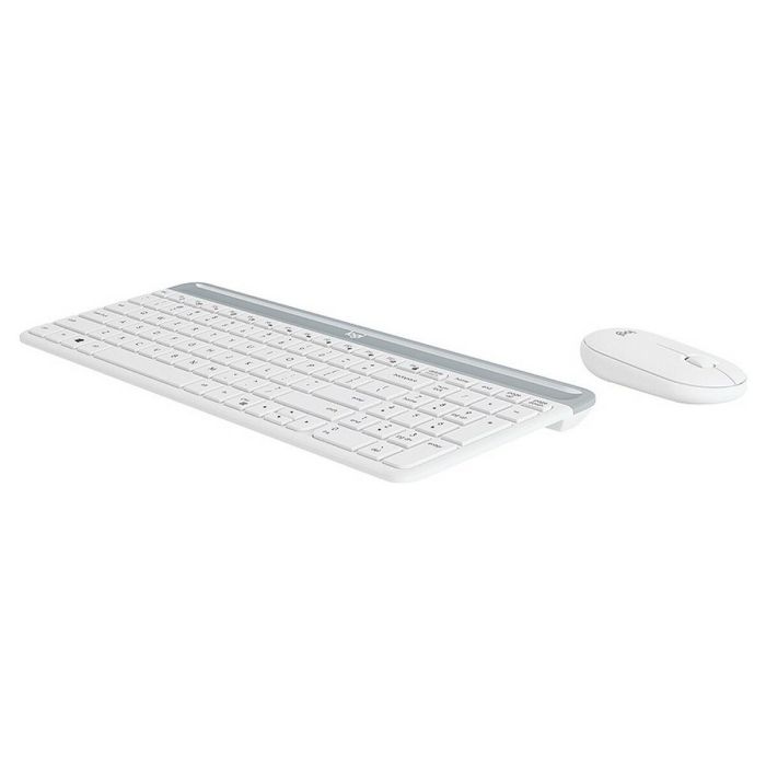 LOGITECH - Juego de teclado + mouse inalámbricos MK470 - AZERTY - Blanco 4