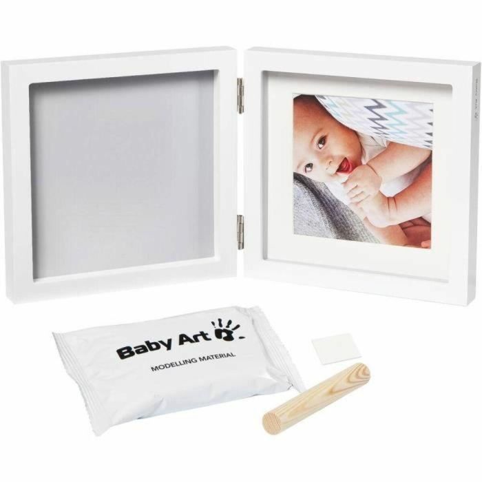 Baby Art My Baby Style - Marco de fotos sencillo con huella de bebé: personalícelo con el kit de huellas y manos de bebé, regalo de nacimiento 1 Baby Art My Baby Style - Marco de fotos sencillo con huella de bebé: personalícelo con el kit de huellas y manos de bebé, regalo de nacimiento 1