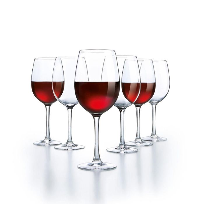 Arcoroc Copa Vino Vina Vidrio Transparente 58 cL Set de 6 Copas - Fabricado en Francia 2