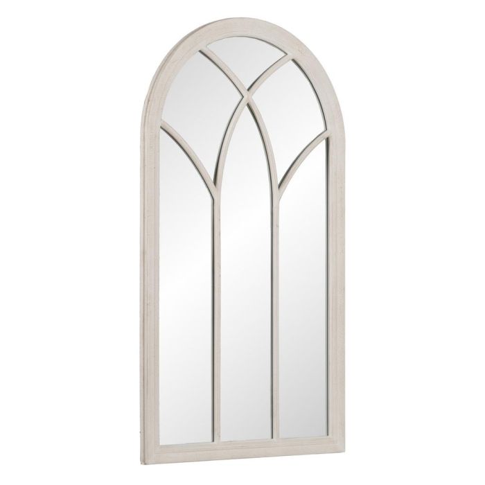 Espejo Ventana Blanco Envejecido 80 X 3,50 X 140 cm