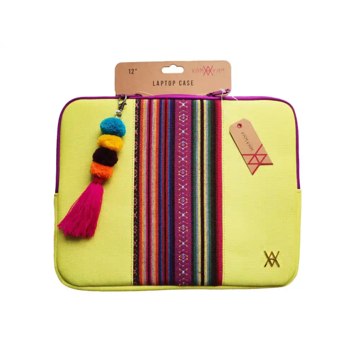 Wondee Funda Portátil Universal 12 Pulgadas Limonada Acolchada Cremallera Estilo Arte Autenticidad Ligera Protectora Compatible Vam Vam 8