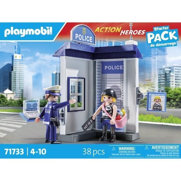 Starter Pack Sala De Policía 71733 Playmobil 5 Starter Pack Sala De Policía 71733 Playmobil 5