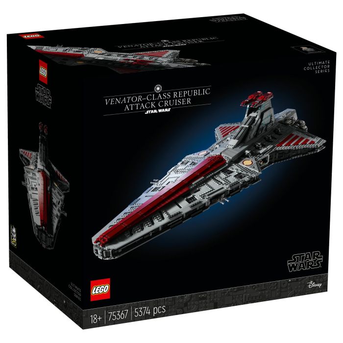 LEGO Star Wars Crucero de Ataque Clase Venator de la República 75367 - Juego de Construcción con 5374 Piezas 5