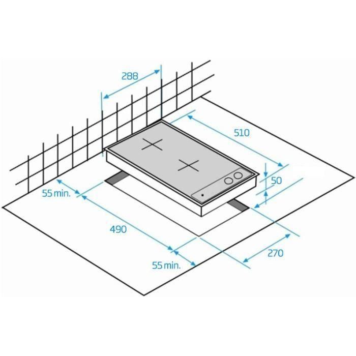 Placa de inducción BEKO - 2 fuegos - L30 cm - HDMI32400DT 3 Placa de inducción BEKO - 2 fuegos - L30 cm - HDMI32400DT 3