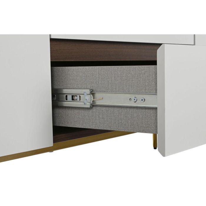 Buffet Moderno DKD Home Decor Blanco Marron 41.5 x 80 x 183 cm 4