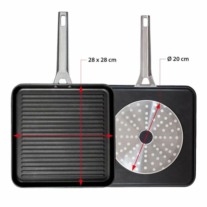 Asadora Valira AIRE 28X28 Negro Aluminio Ø 28 cm 1 Asadora Valira AIRE 28X28 Negro Aluminio Ø 28 cm 1