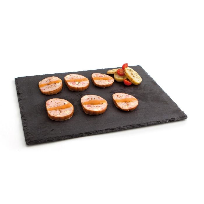 Quid Bandeja Asados Pizarra Gastro Fresh 40x30 cm Negra, Apilable, Higiénica, Reciclable y Fácil Limpiar (12 Unidades) 1 Quid Bandeja Asados Pizarra Gastro Fresh 40x30 cm Negra, Apilable, Higiénica, Reciclable y Fácil Limpiar (12 Unidades) 1