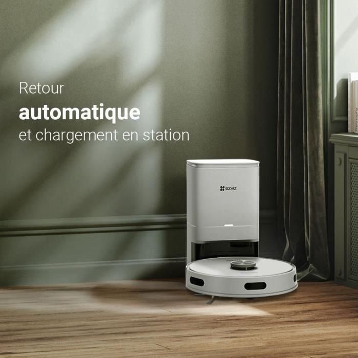 EZVIZ RE5 Plus - Robot aspirador con vaciado automático - Navegación LiDAR - Detección de obstáculos - 4000 Pa 5 EZVIZ RE5 Plus - Robot aspirador con vaciado automático - Navegación LiDAR - Detección de obstáculos - 4000 Pa 5