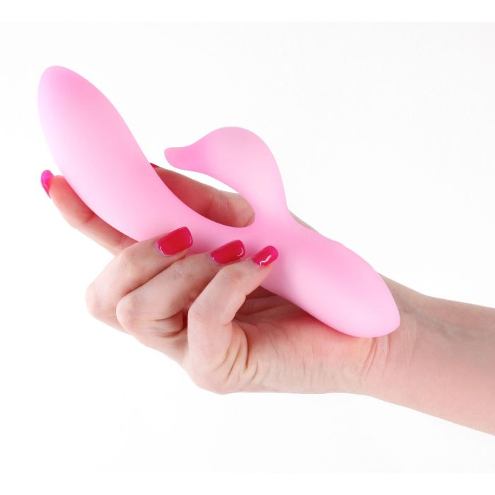 Vibrador Doble Estimulación NS Novelties Pure Dawn Rosa 2