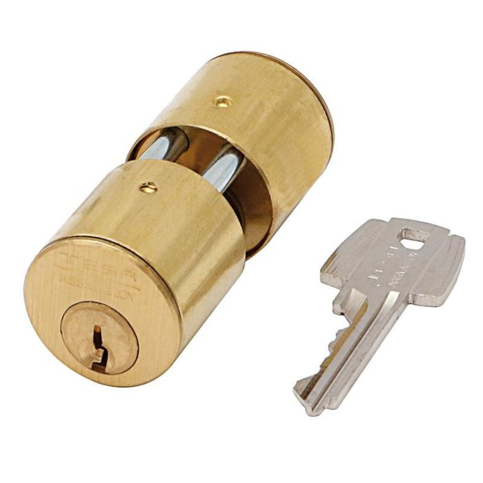 Tesa 5000/00/LT Bombillo de Puerta de Leva Corta con Acabado Latonado