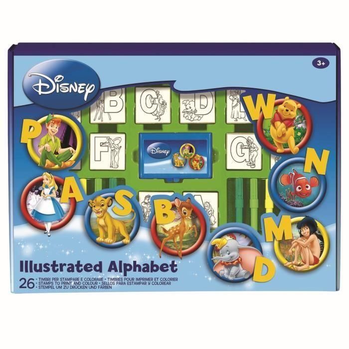 Caja con el alfabeto ilustrado - MULTIPRINT - 1936 - Disney Caja con el alfabeto ilustrado - MULTIPRINT - 1936 - Disney