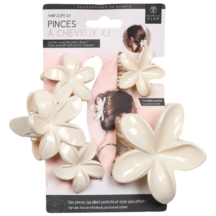 Juego De 3 Pinzas Para El Pelo Cosmetic Club 6 Juego De 3 Pinzas Para El Pelo Cosmetic Club 6