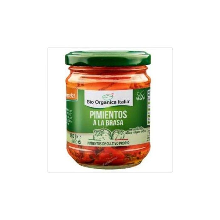 BIO ORGANICA ITALIA Pimiento a la Brasa en Aceite 190g