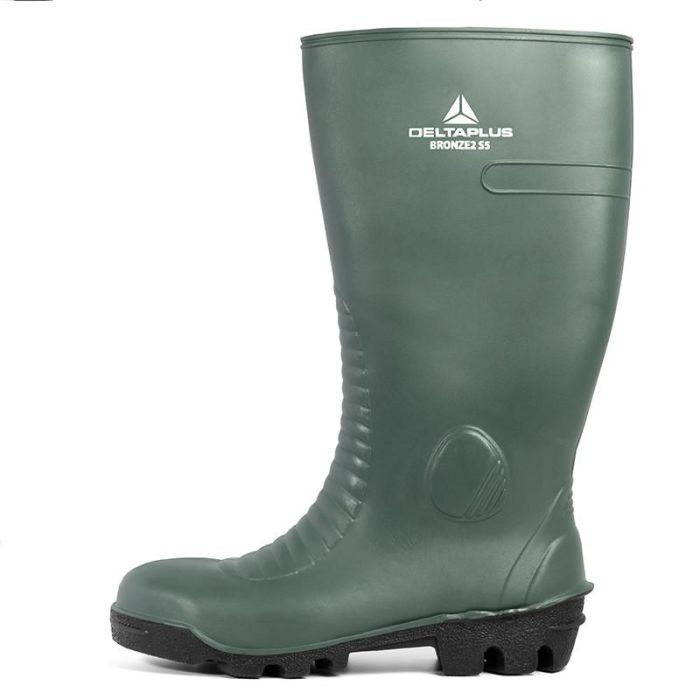 DELTA PLUS Botas de Agua Impermeables con Puntera de Seguridad y Plantilla Antiperforación, Calzado Laboral Robusto Talla 40 2