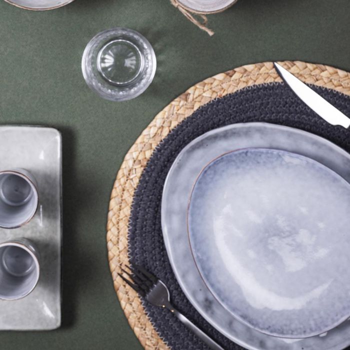 Home Deco Factory Plato Gres Arena Colección Natural 22x18 cm 4