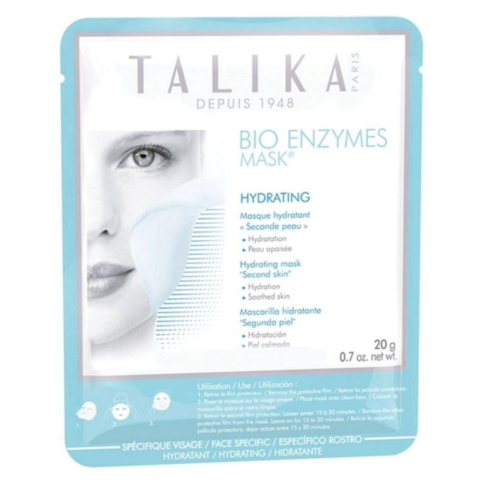 Talika BIO ENZYMES Mascarilla Facial Hidratante con Ácido Hialurónico 20 gr Talika BIO ENZYMES Mascarilla Facial Hidratante con Ácido Hialurónico 20 gr