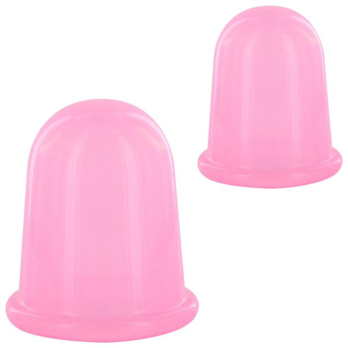 Cosmetic Club Juego de 2 Ventosas Anticelulitis para Masaje Corporal, Difumina la Piel de Naranja 1