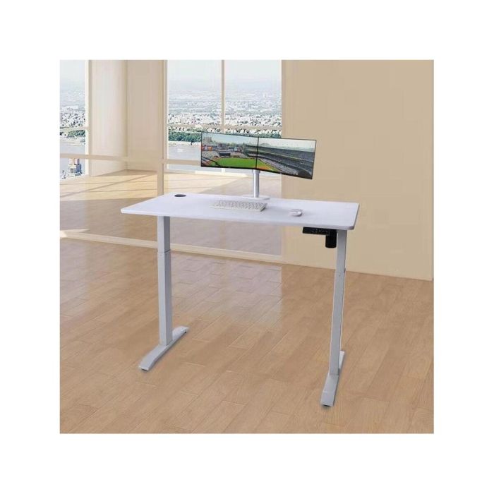 Mesa de Escritorio Urban Factory EED25UF Blanco Acero Inoxidable 118 x 60 cm 1 Mesa de Escritorio Urban Factory EED25UF Blanco Acero Inoxidable 118 x 60 cm 1