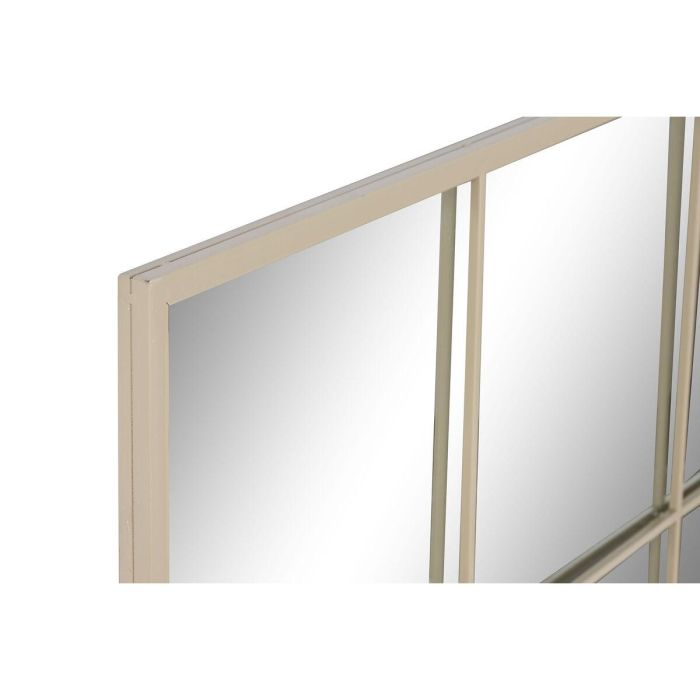 Espejo de pared Home ESPRIT Beige Ventana Scandi 90 x 2 x 90 cm 3 Espejo de pared Home ESPRIT Beige Ventana Scandi 90 x 2 x 90 cm 3