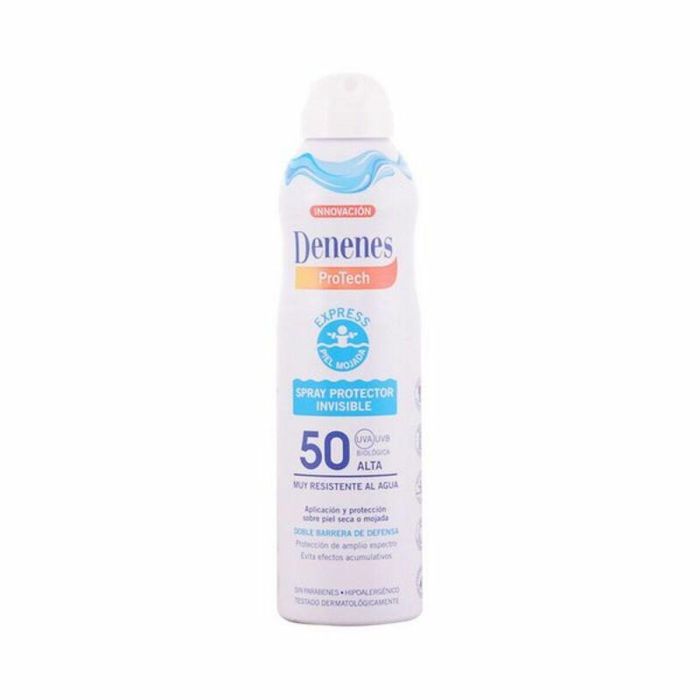 Denenes ECRAN WET SKIN Bruma Protectora Solar SPF50 para Niños y Bebés: Piel Sensible y Atópica, Hipoalergénica 250ml