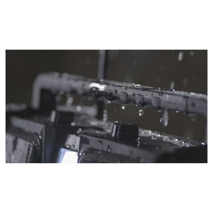 PerfectPro ROCKBULL Radio Portátil 50W, DAB+/FM, Bluetooth, Resistente IP65 a Polvo/Agua/Golpes, Batería 12000mAh 16h, Negro