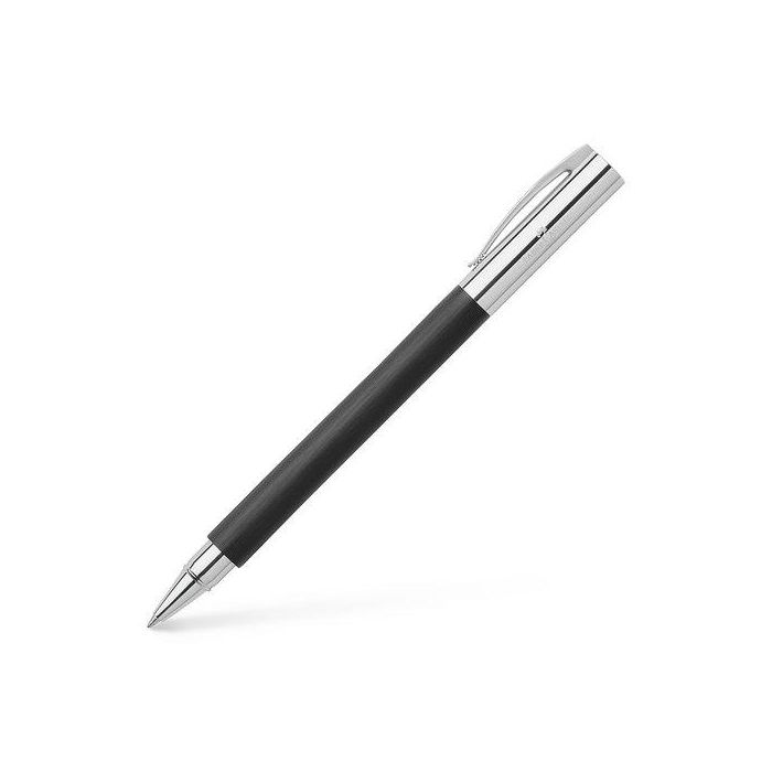 Roller Faber-Castell Ambition Metal Crom.Y Resina Negra