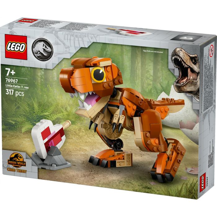 LEGO 76967 Little Eatie T. Rex Jurassic World: Teoría del Dinocaos. Modelo de Dinosaurio Articulado para Construir, Jugar y Exponer con Mandíbula Móvil. Edad +7 10 LEGO 76967 Little Eatie T. Rex Jurassic World: Teoría del Dinocaos. Modelo de Dinosaurio Articulado para Construir, Jugar y Exponer con Mandíbula Móvil. Edad +7 10