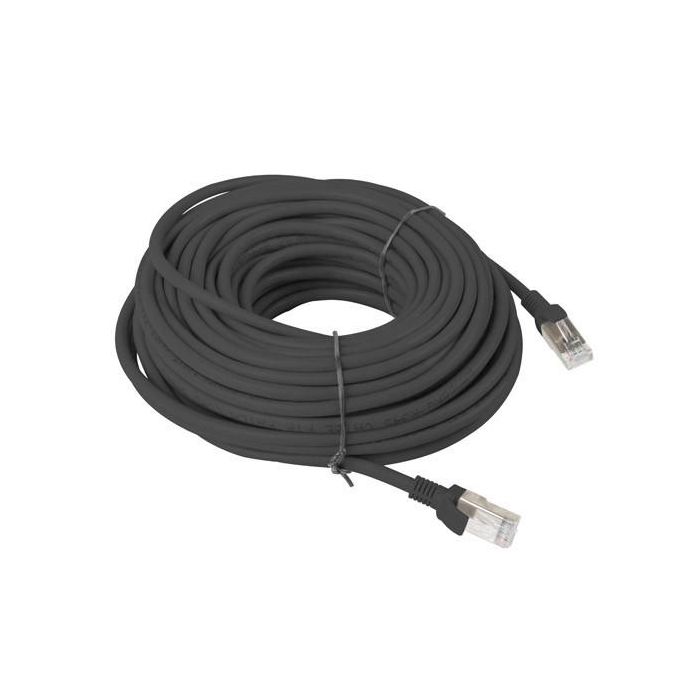 Lanberg Latiguillo Cat.6 U/UTP 20 metros PVC Negro AWG 26 CCA Negro 1
