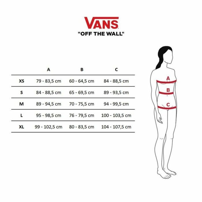 Sudadera sin Capucha Mujer Vans Lock Box Negro M 1