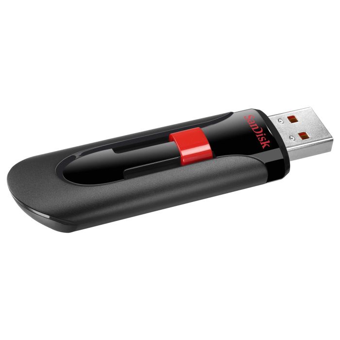 Sandisk Cruzer Glide 256GB USB 2.0 Negro Rojo 1 Sandisk Cruzer Glide 256GB USB 2.0 Negro Rojo 1