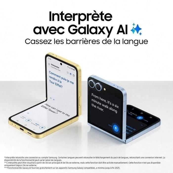 Smartphone Samsung GALAXY Z FLIP6 512GB VERDE 5G 3 Smartphone Samsung GALAXY Z FLIP6 512GB VERDE 5G 3