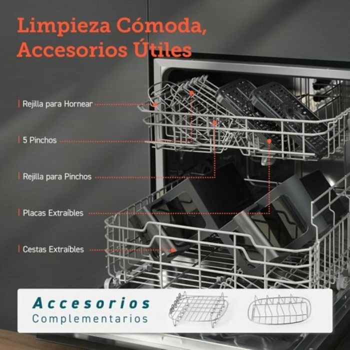 Cosori COS1707381744609 Freidora sin aceite Edición Chef de dos cestas, 8.5 L, 2 cestas, 8 programas, 1750 W, Negra 19 Cosori COS1707381744609 Freidora sin aceite Edición Chef de dos cestas, 8.5 L, 2 cestas, 8 programas, 1750 W, Negra 19