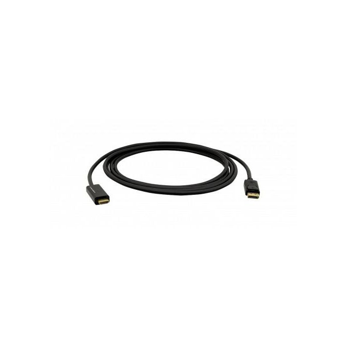 Kramer Electronics C-DPM/HM/UHD-6 adaptador de cable de vídeo 1,8 m DisplayPort HDMI Negro