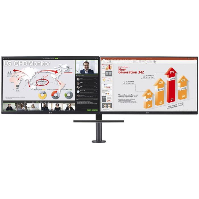 68.47cm/27'' (2560x1440) LG Ergo Dual 27QP88DP-BS 16:9 5ms IPS HDMI DisplayPort USB-C VESA Pivot QHD 0 68.47cm/27'' (2560x1440) LG Ergo Dual 27QP88DP-BS 16:9 5ms IPS HDMI DisplayPort USB-C VESA Pivot QHD 0