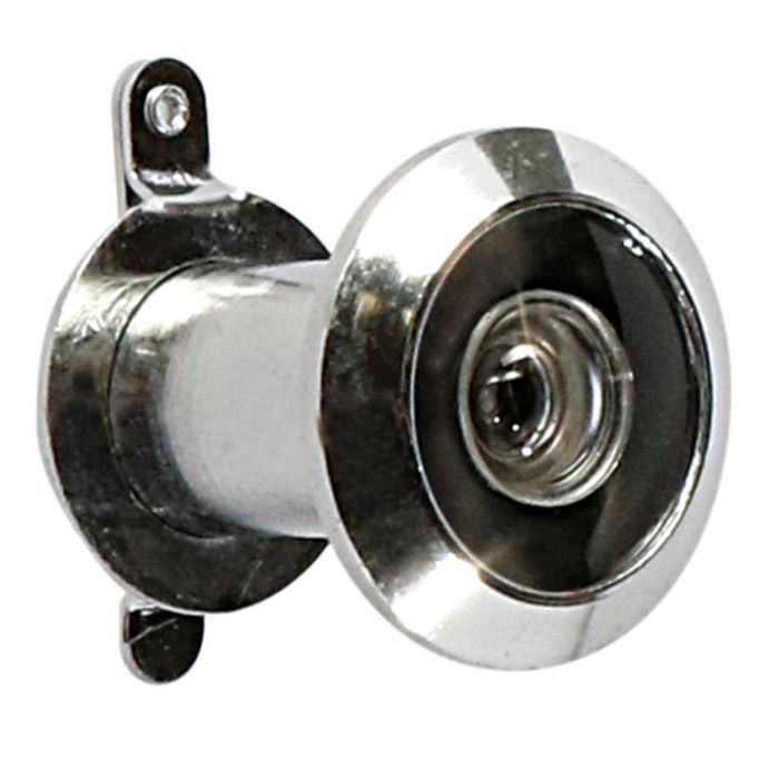 BYP Mirilla Óptica para Puertas de 15-25mm, Diámetro 14mm, Acabado Latón Cromado