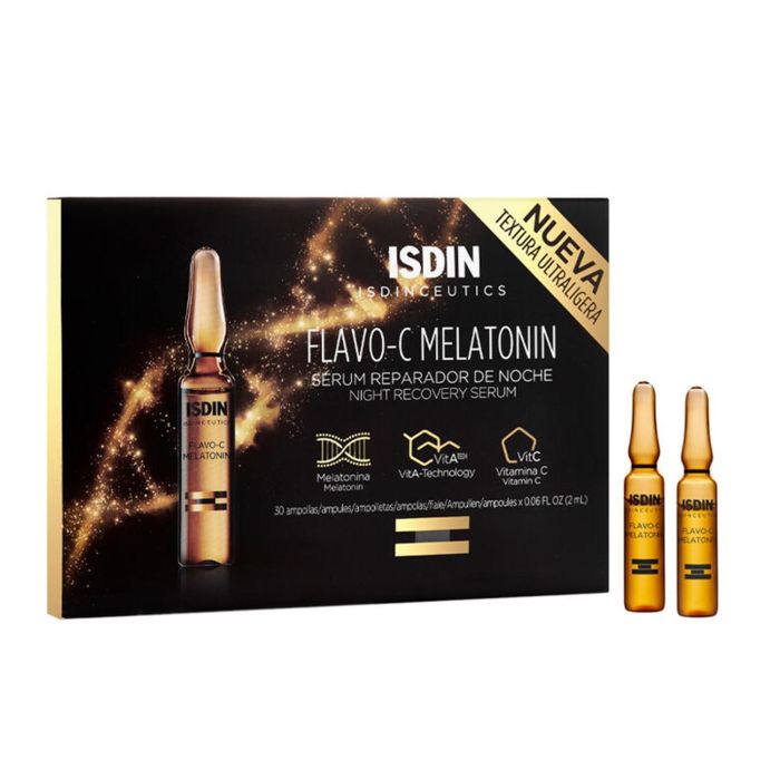 Isdin Flavo-c melatonin serum reparador de noche 30un